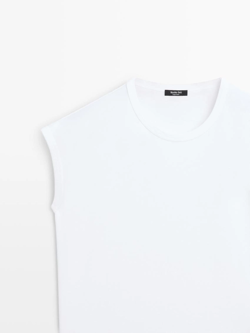 Майка без рукавов из 100% хлопка