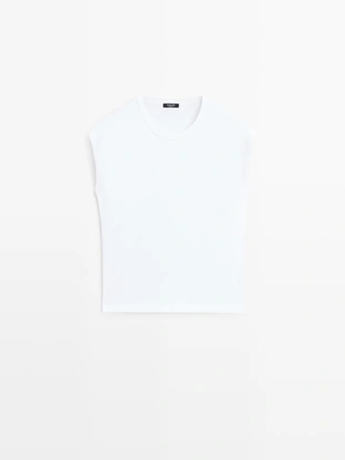 Майка без рукавов из 100% хлопка- Заказать в России