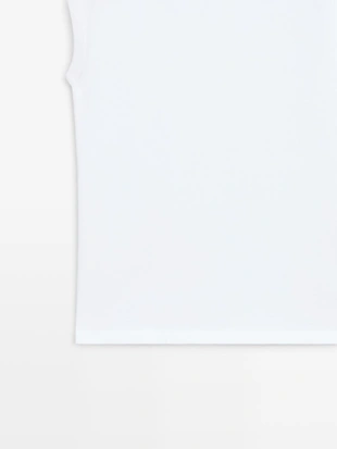 Майка без рукавов из 100% хлопка- Заказать в России