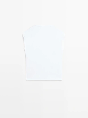 Майка без рукавов из 100% хлопка- Заказать в России