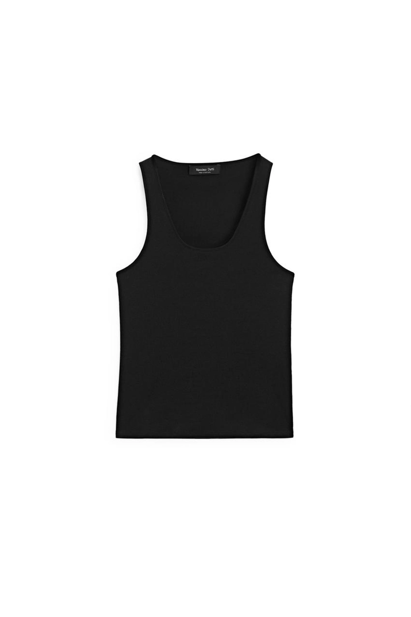 Топ с глубоким вырезом на бретельках