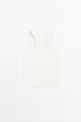 Топ с открытым v-образным вырезом flowing- Заказать в России