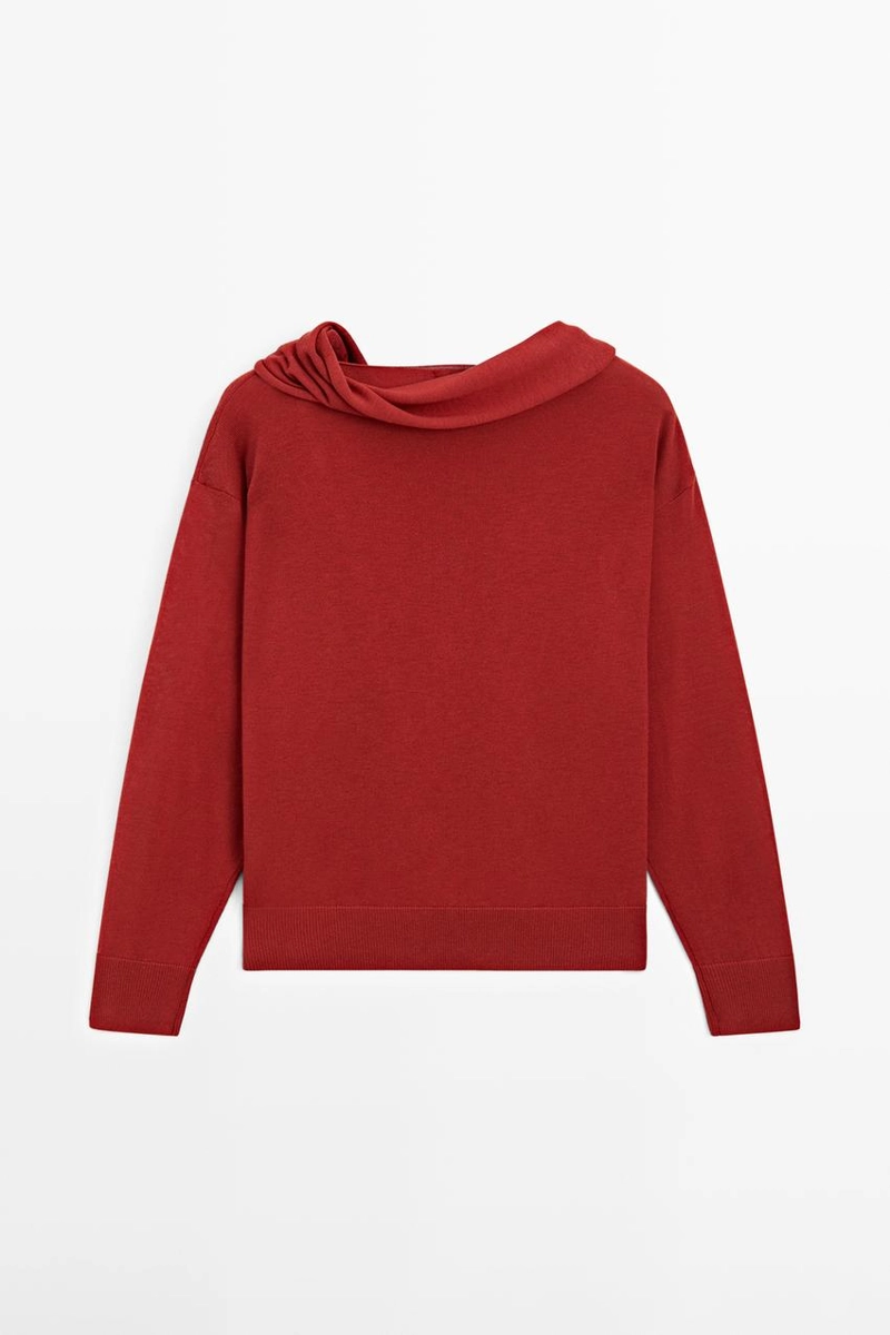 Кардиган с деталью в виде запонок для шарфа