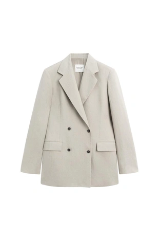 Пиджак из 100% льна на две пуговицы - лимитированная коллекция- Заказать в России