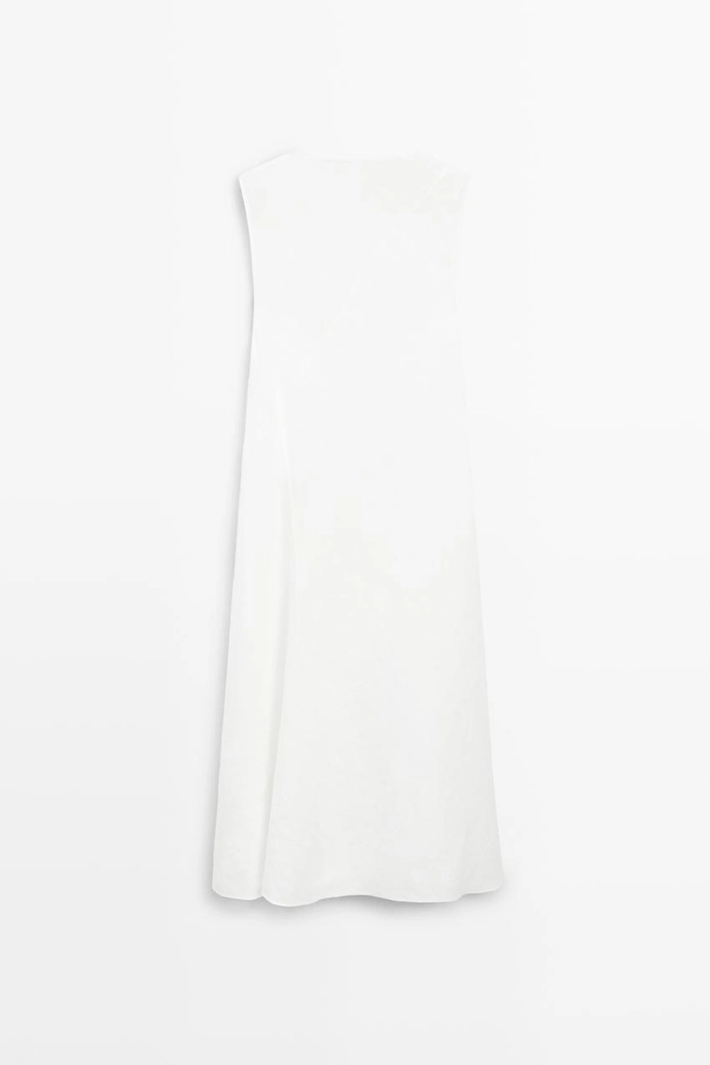 Платье миди из льна flowing 100%