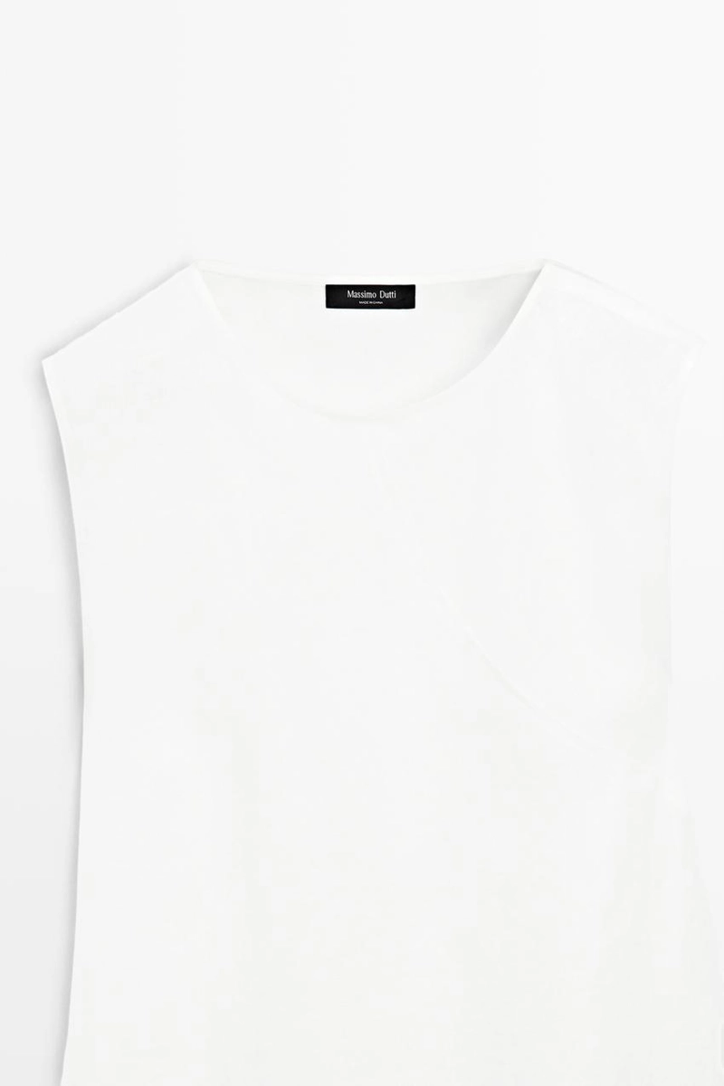 Платье миди из льна flowing 100%