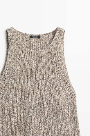 Асимметричный трикотажный топ- Заказать в России