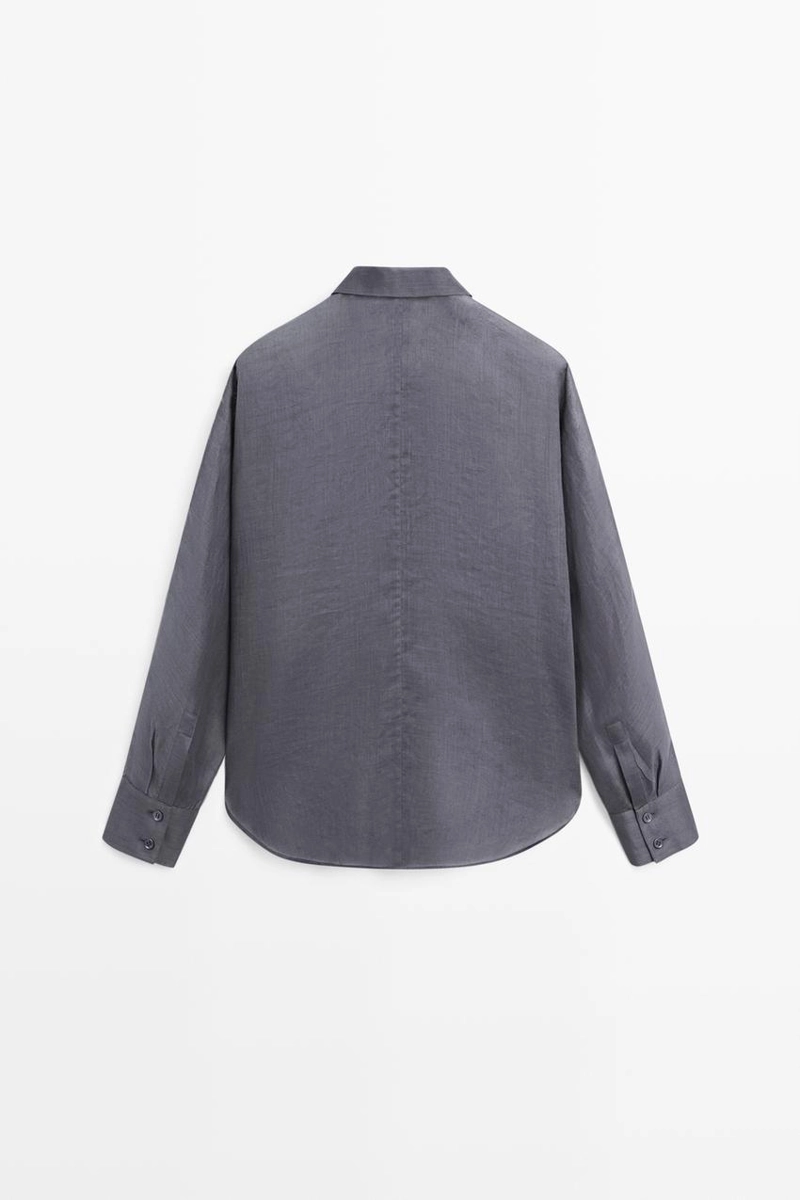 Рубашка из 100% рами flowing