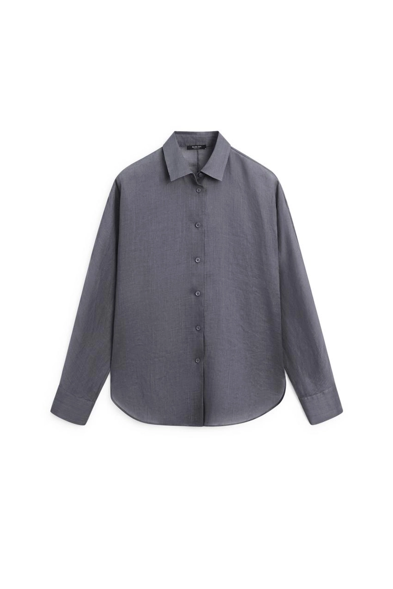 Рубашка из 100% рами flowing