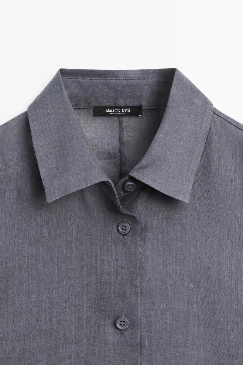 Рубашка из 100% рами flowing