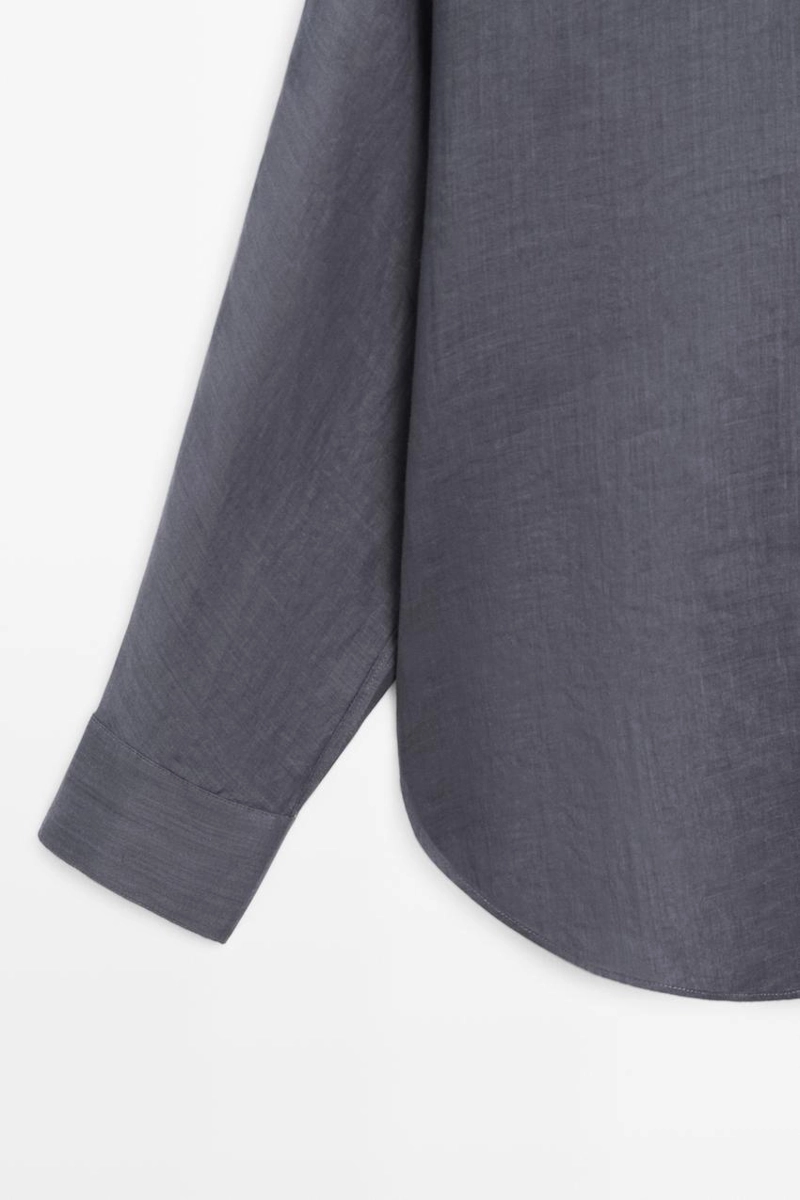 Рубашка из 100% рами flowing