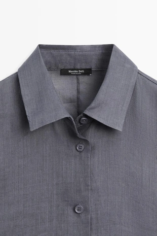 Рубашка из 100% рами flowing- Заказать в России