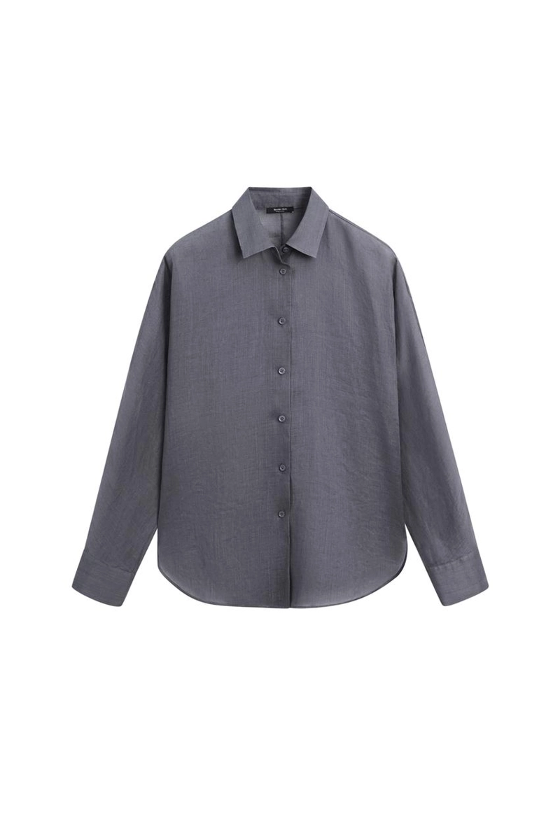 Рубашка из 100% рами flowing