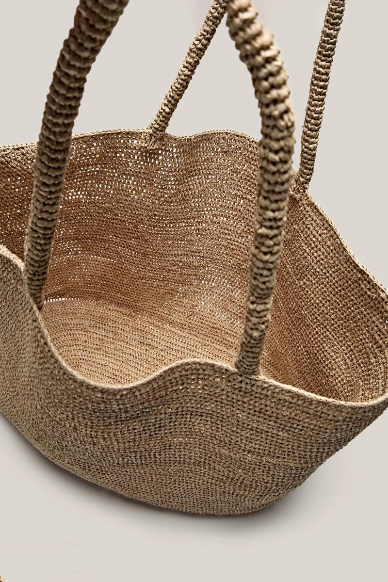 Сумка-тоут из 100% рафии - лимитированная коллекция