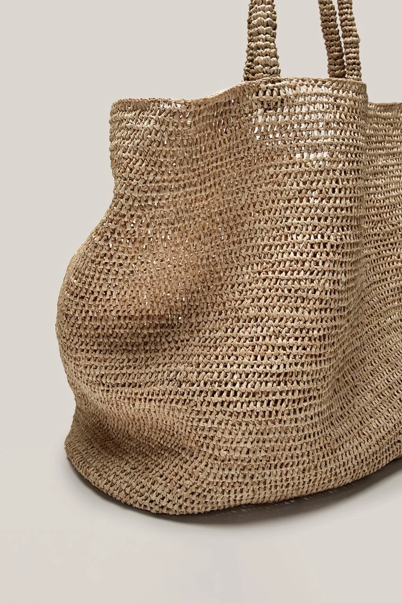 Сумка-тоут из 100% рафии - лимитированная коллекция