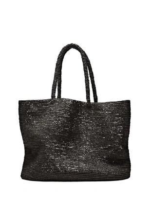 Сумка-тоут из 100% райфии - лимитированная коллекция- Заказать в России