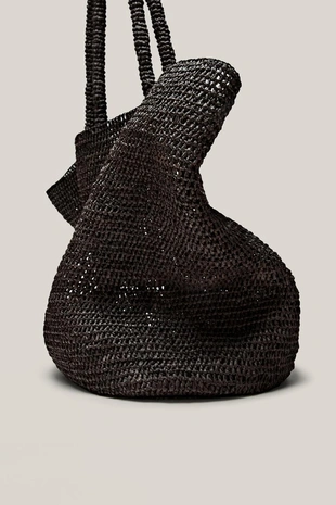 Сумка-тоут из 100% райфии - лимитированная коллекция- Заказать в России