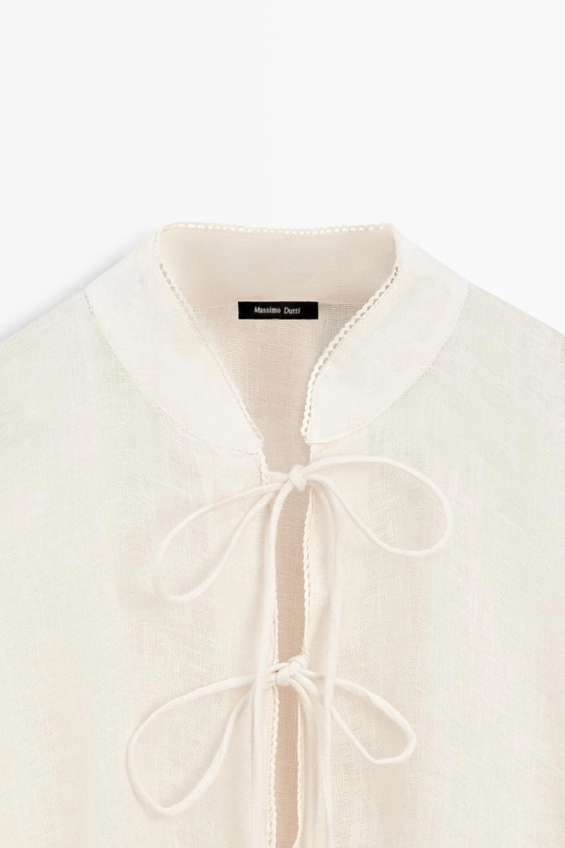 Пальто-пелерина с воротником-стойкой из 100% льна