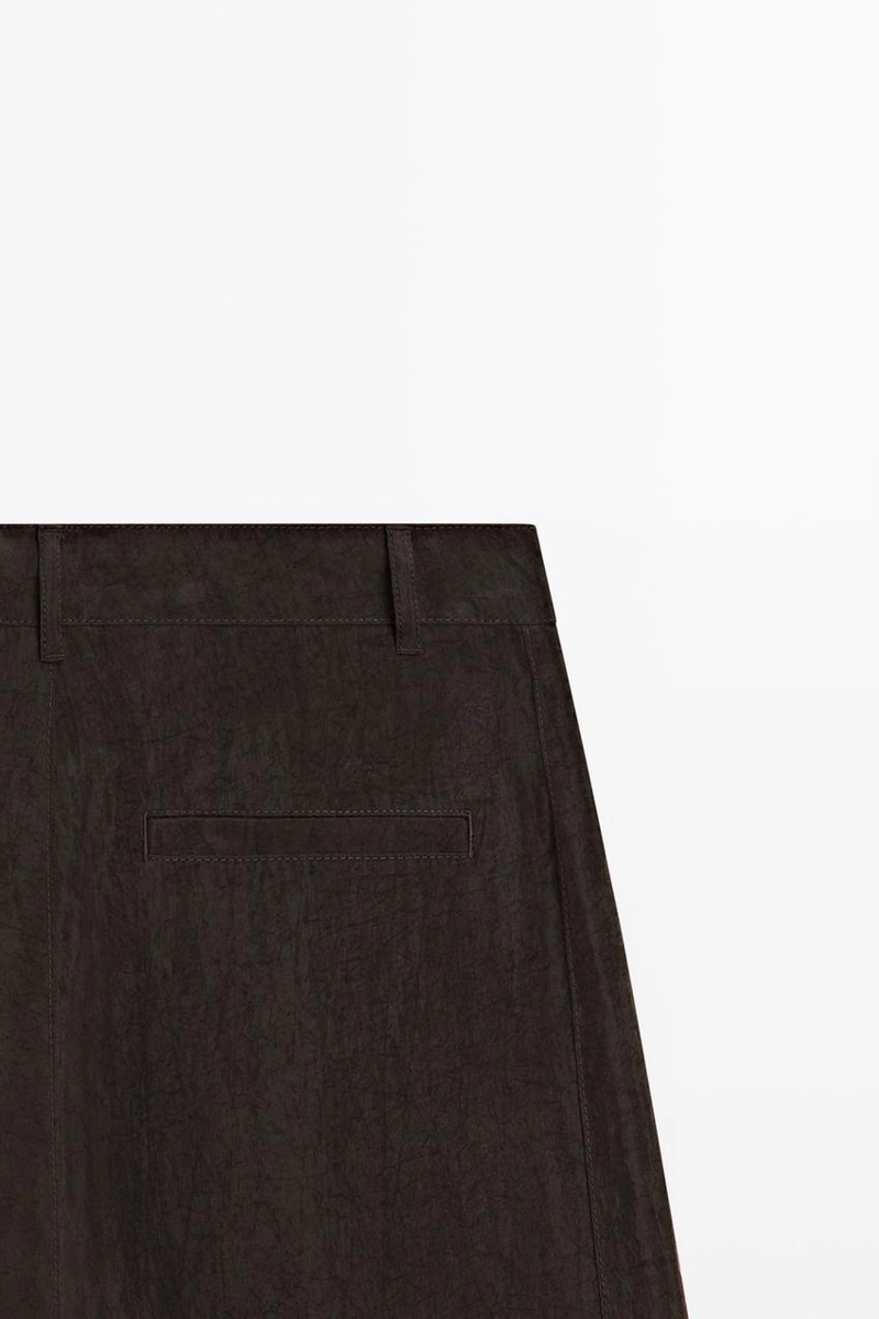 Широкие брюки с кантами