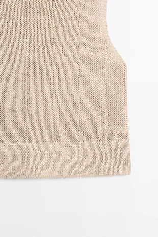 Топ из смесового льна- Заказать в России