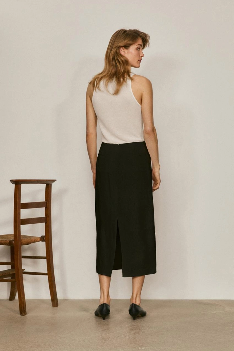 Юбка миди прямого кроя - лимитированная коллекция