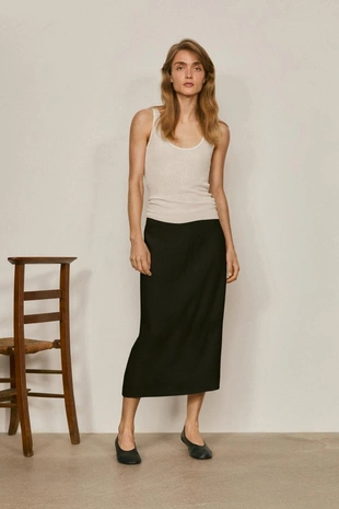 Юбка миди прямого кроя - лимитированная коллекция- Заказать в России