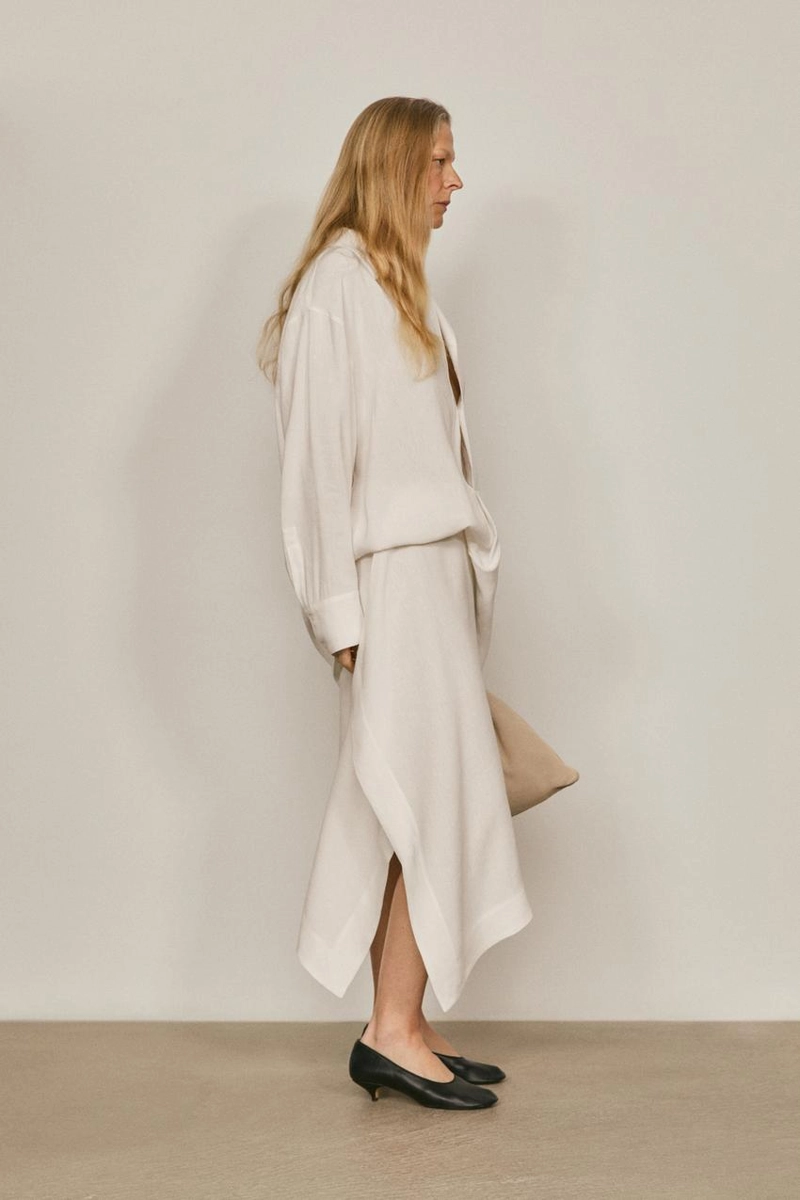 Флуидная миди-юбка-парео - лимитированное издание