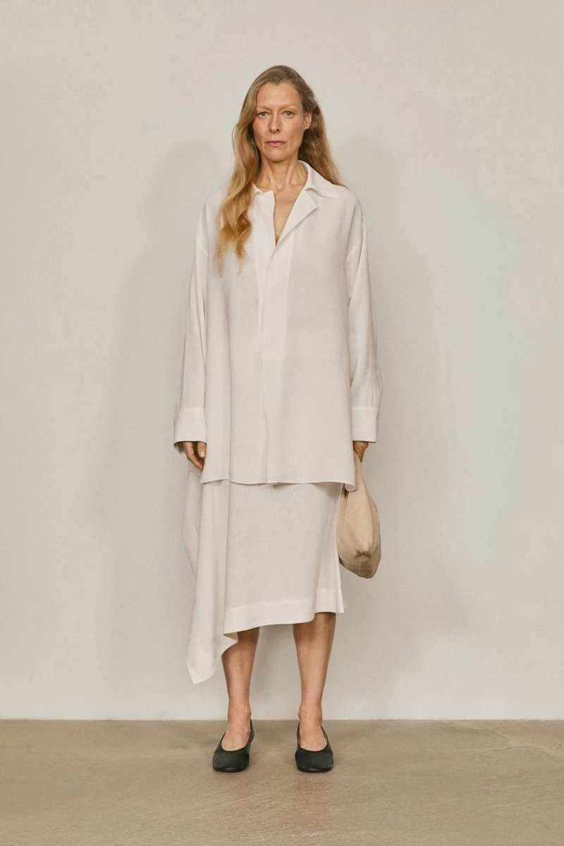 Флуидная миди-юбка-парео - лимитированное издание