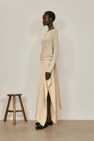 Юбка-парео миди с плавным подолом - лимитированное издание- Заказать в России