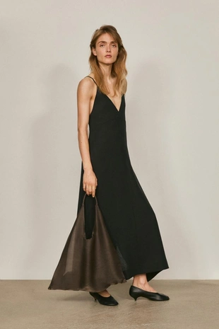 Платье-туника из льняной смеси - лимитированная коллекция- Заказать в России