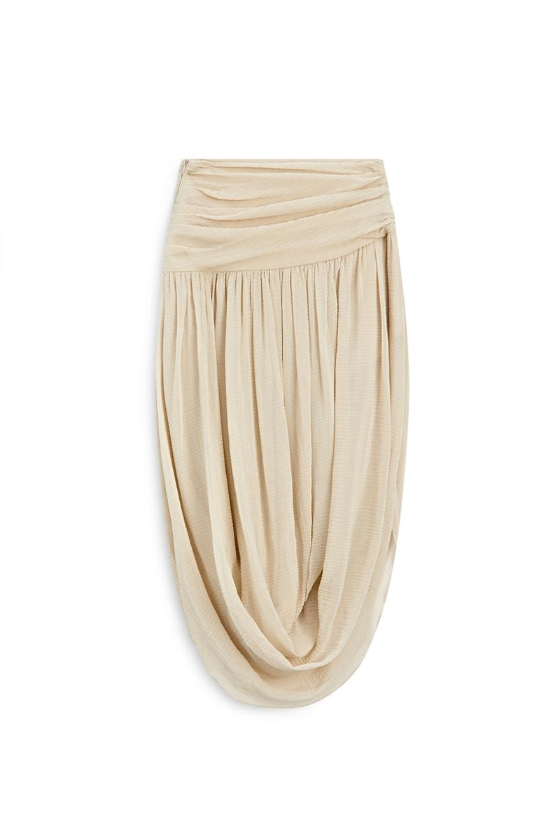 Миди-юбка с деталями пояса - лимитированная коллекция