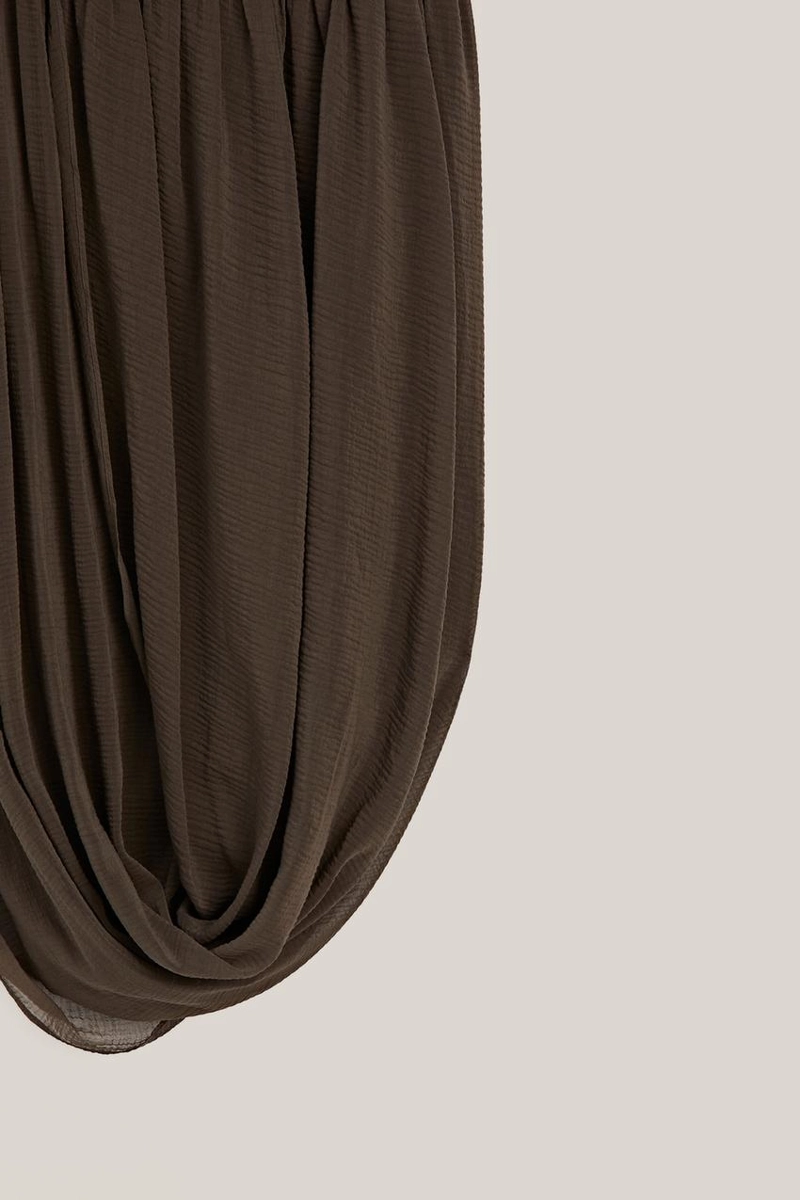 Юбка-миди с деталями в стиле пуф - лимитированная коллекция