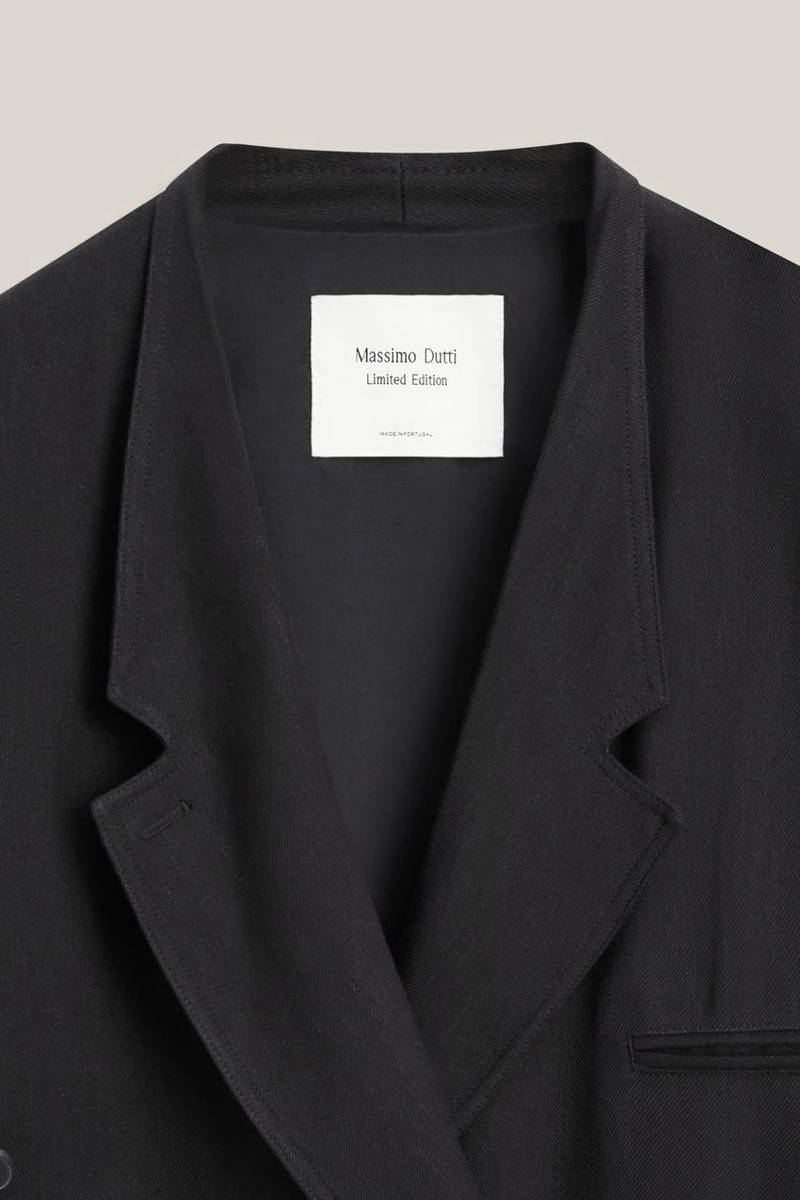 Пальто длинное двубортное - limited edition