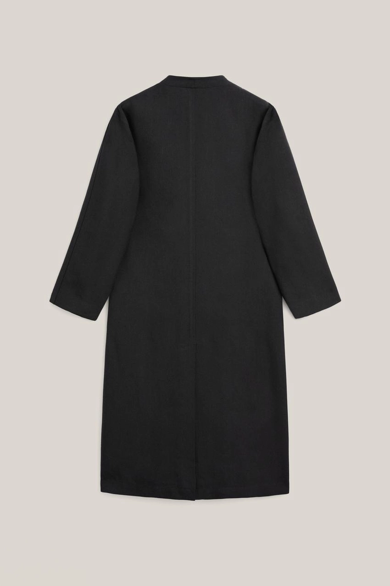 Пальто длинное двубортное - limited edition