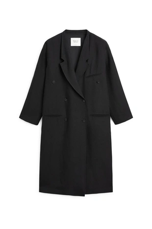 Пальто длинное двубортное - limited edition- Заказать в России