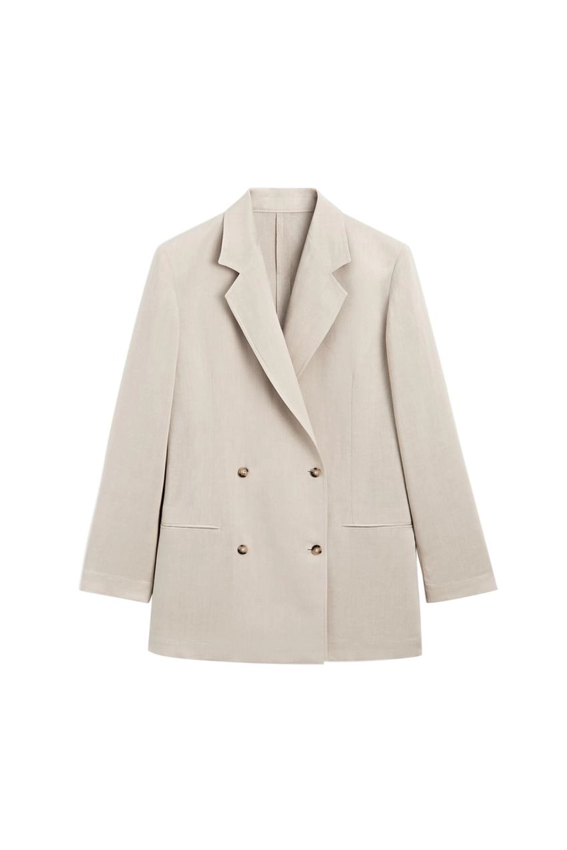 Оверсайз пиджак с двубортной застежкой - лимитированное издание