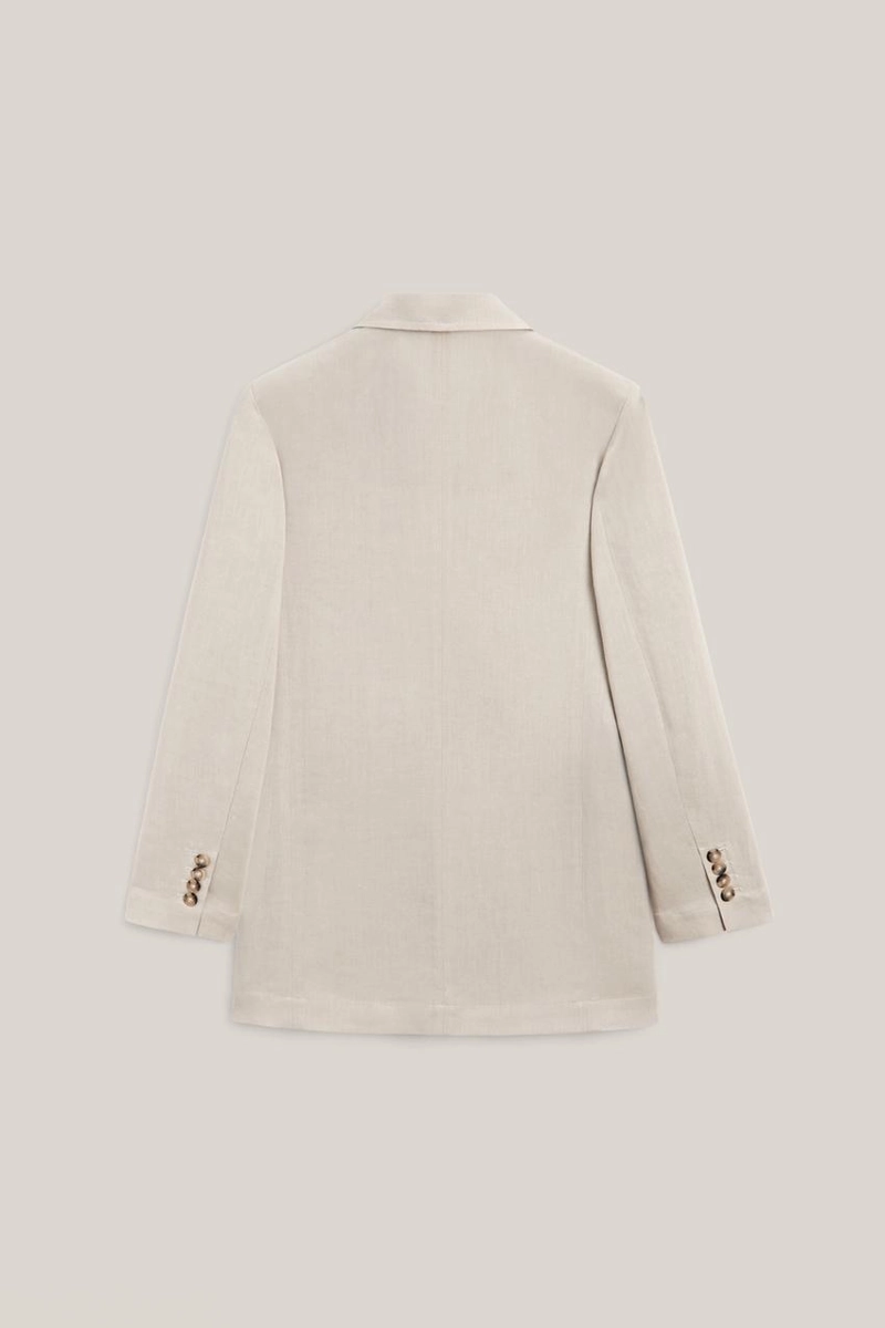 Оверсайз пиджак с двубортной застежкой - лимитированное издание