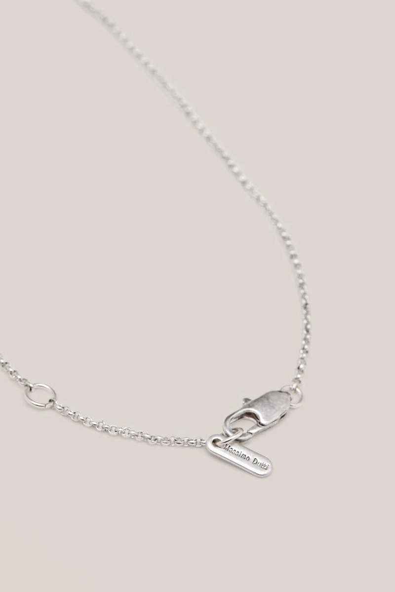 Ожерелье с текстурированным круглым элементом в корзине - лимитированная коллекция