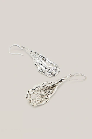 Серьги-корзинки с текстурой - лимитированное издание- Заказать в России