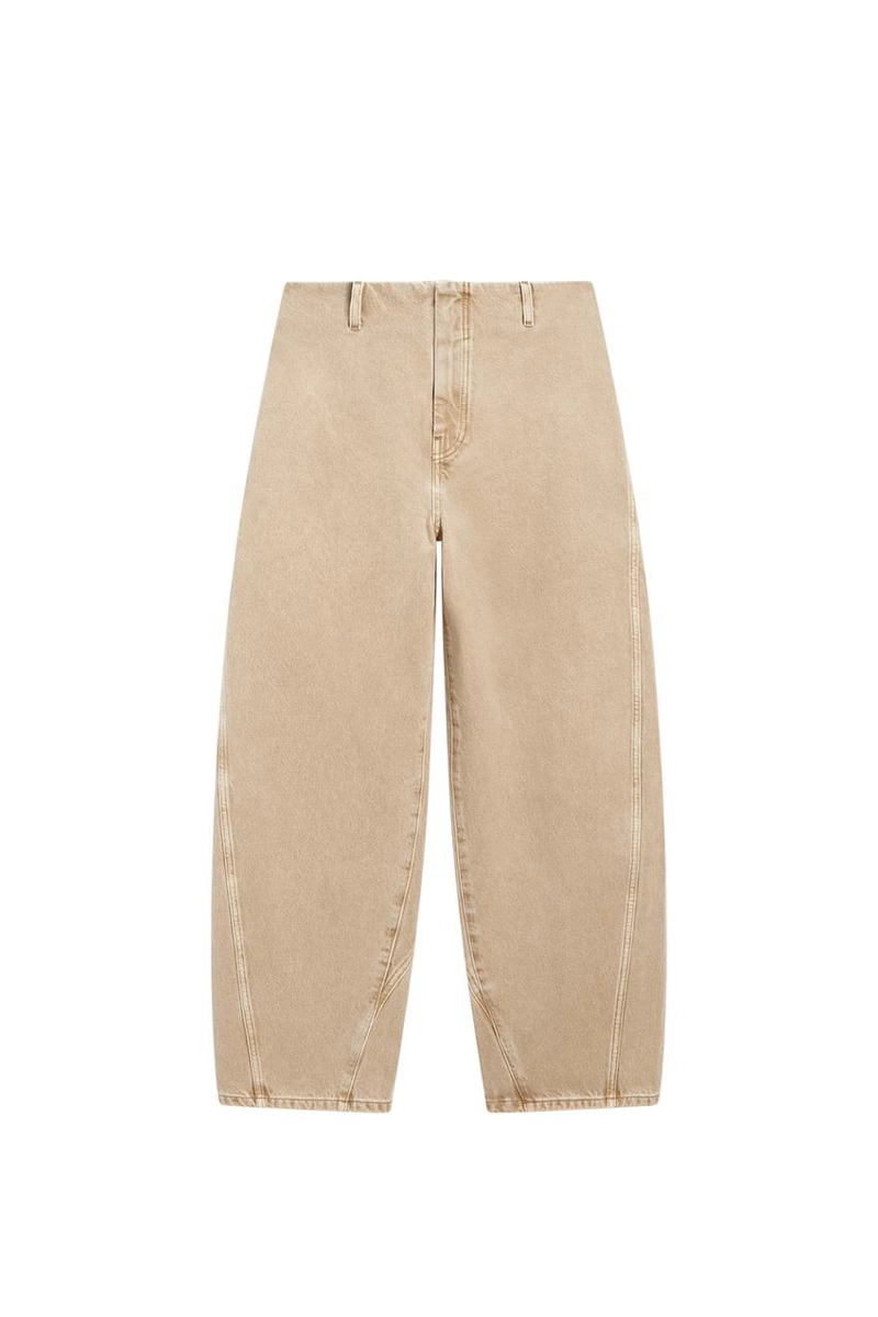 Джинсы прямого кроя с деталями на поясе - лимитированная коллекция