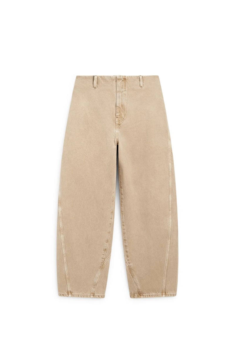 Джинсы прямого кроя с деталями на поясе - лимитированная коллекция