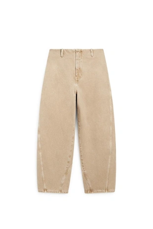 Джинсы прямого кроя с деталями на поясе - лимитированная коллекция- Заказать в России