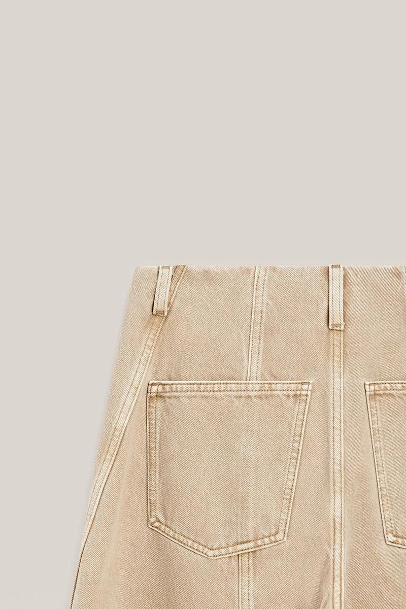 Джинсы прямого кроя с деталями на поясе - лимитированная коллекция