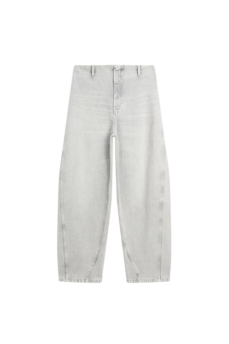 Джинсы с посадкой бочонок и деталью на талии - limited edition