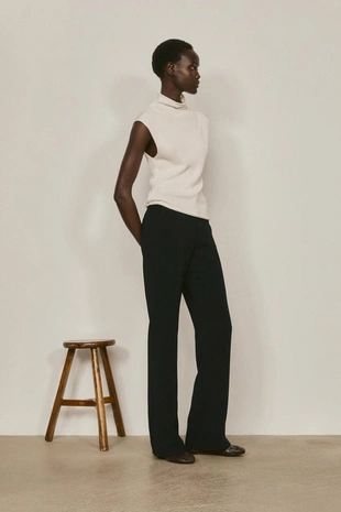 Брюки со свободным силуэтом из атласа - лимитированная коллекция- Заказать в России