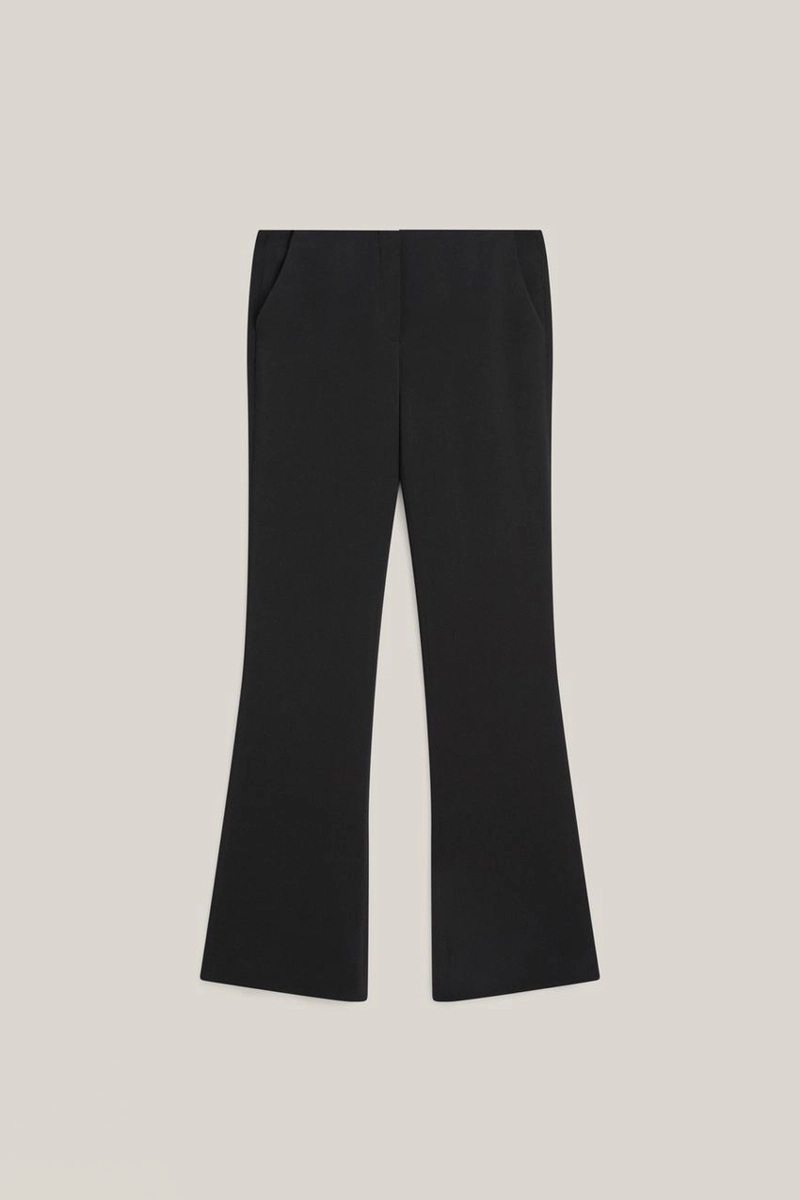 Брюки со свободным силуэтом из атласа - лимитированная коллекция