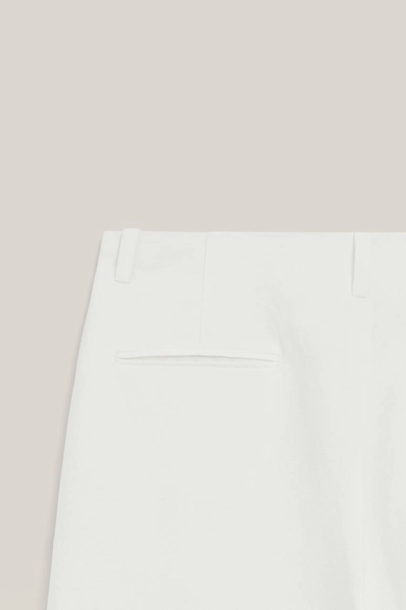 Брюки из льняной смеси с защипами - лимитированная коллекция