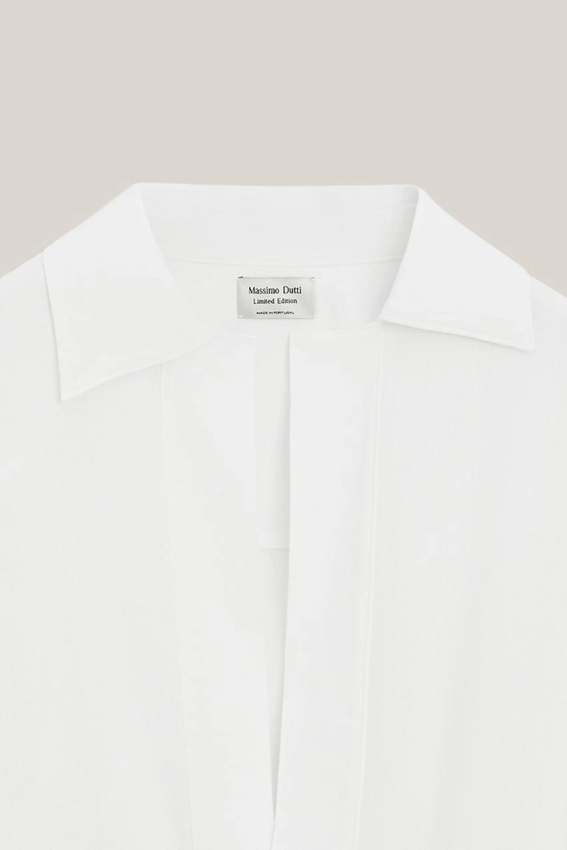 Рубашка из льняной смеси - limited edition