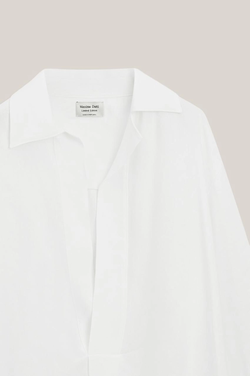 Рубашка из льняной смеси - limited edition