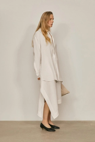 Рубашка из льняной смеси - limited edition- Заказать в России